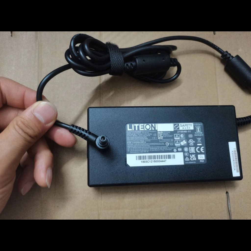 Adaptor Charger Laptop Gaming COLORFUL EVOL P15 THUNDEROBOT 911MT MSI GF65 GF75 MSI Creator Z16 180W