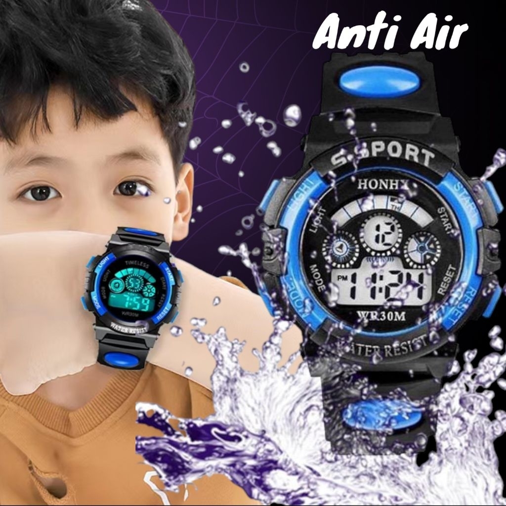 Jam Tangan Anak Laki Laki Anti Air Bisa Menyala Led
