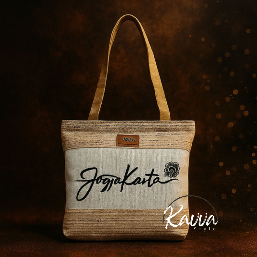tas jinjing goni kombinasi sablon/Tote bag goni/Tote bag sablon/ tas souvenir/tas jinjing