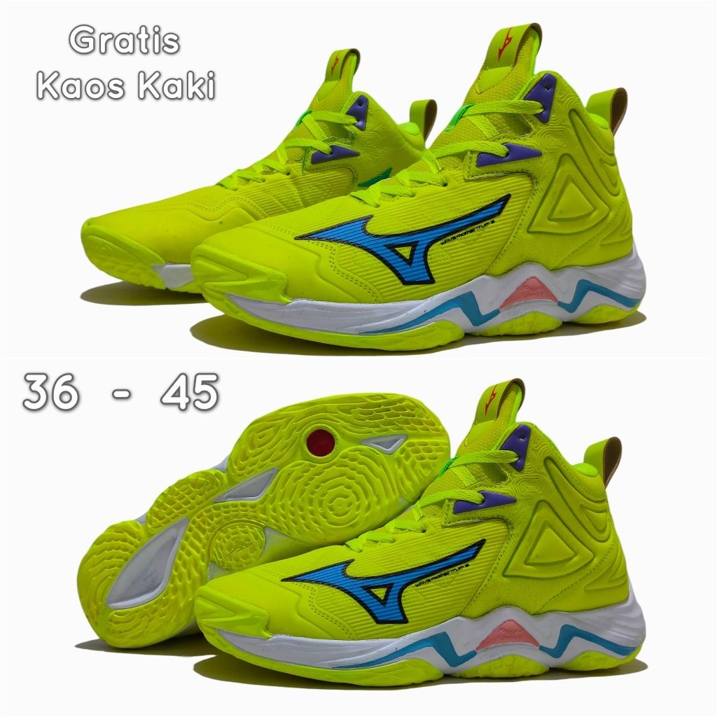 Sepatu Mizuno Momentum 3 - Mizuno Thunder Blade - Sepatu Voli Pria - Sepatu Olahraga Volly Wanita