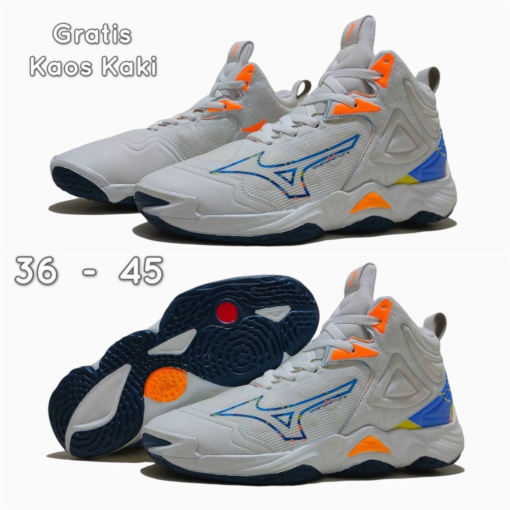 Mizuno Wave Momentum 3 - Sepatu Mizuno Wave Lightning Z4 / Mizuno Momentum 3 / mizuno thunder blade