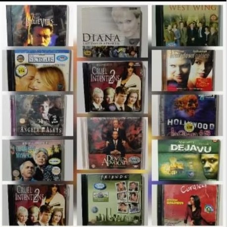 VCD DVD Film Barat Action/Drama/Horor/Komedi DLL Original Bekas Baru