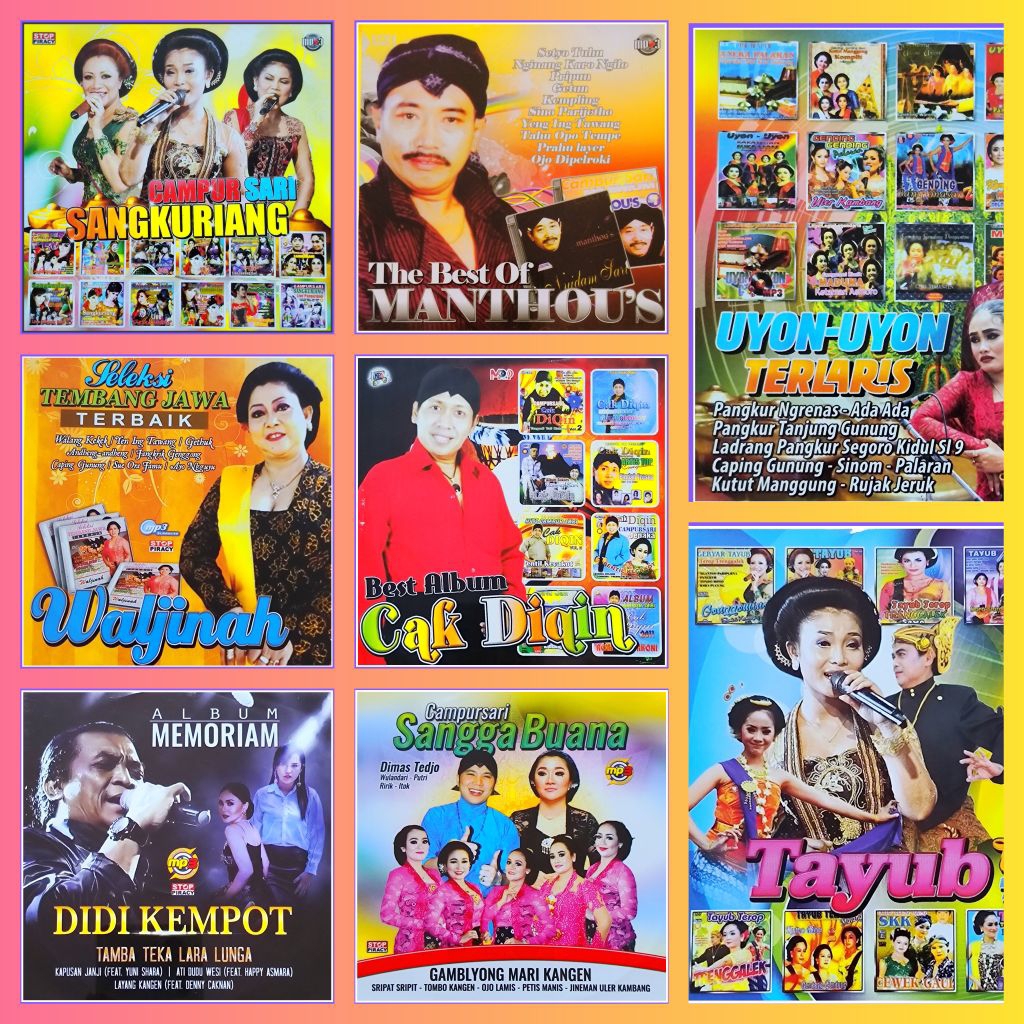 Kaset MP3 Audio Lagu Jawa Campursari Didi Kempot - Cak Diqin - Manthous - Waljinah - Sangga Buana - 