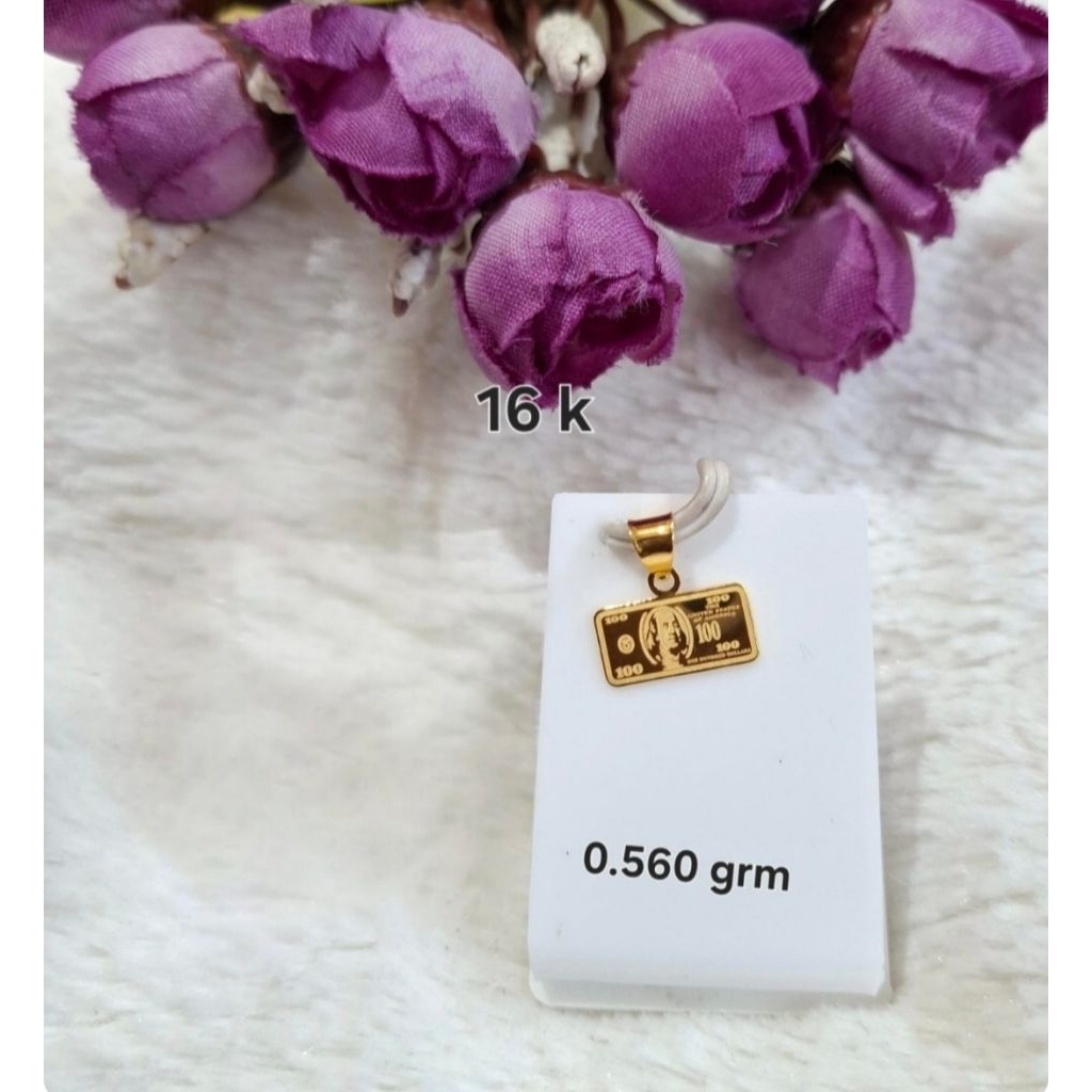 Liontin emas 70 dollar 100