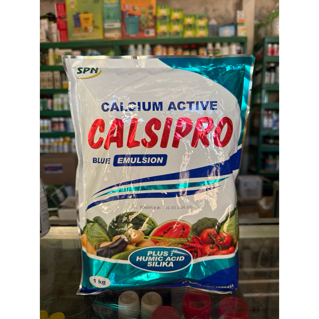 Pupuk Calsium ACTIVE CALSIPRO PLUS HUMID ACID 1 Kg