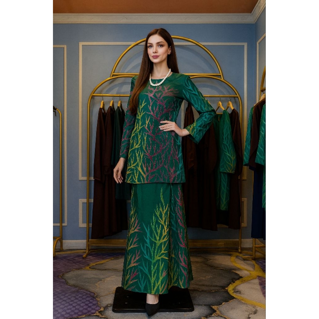 baju kurung motif batik