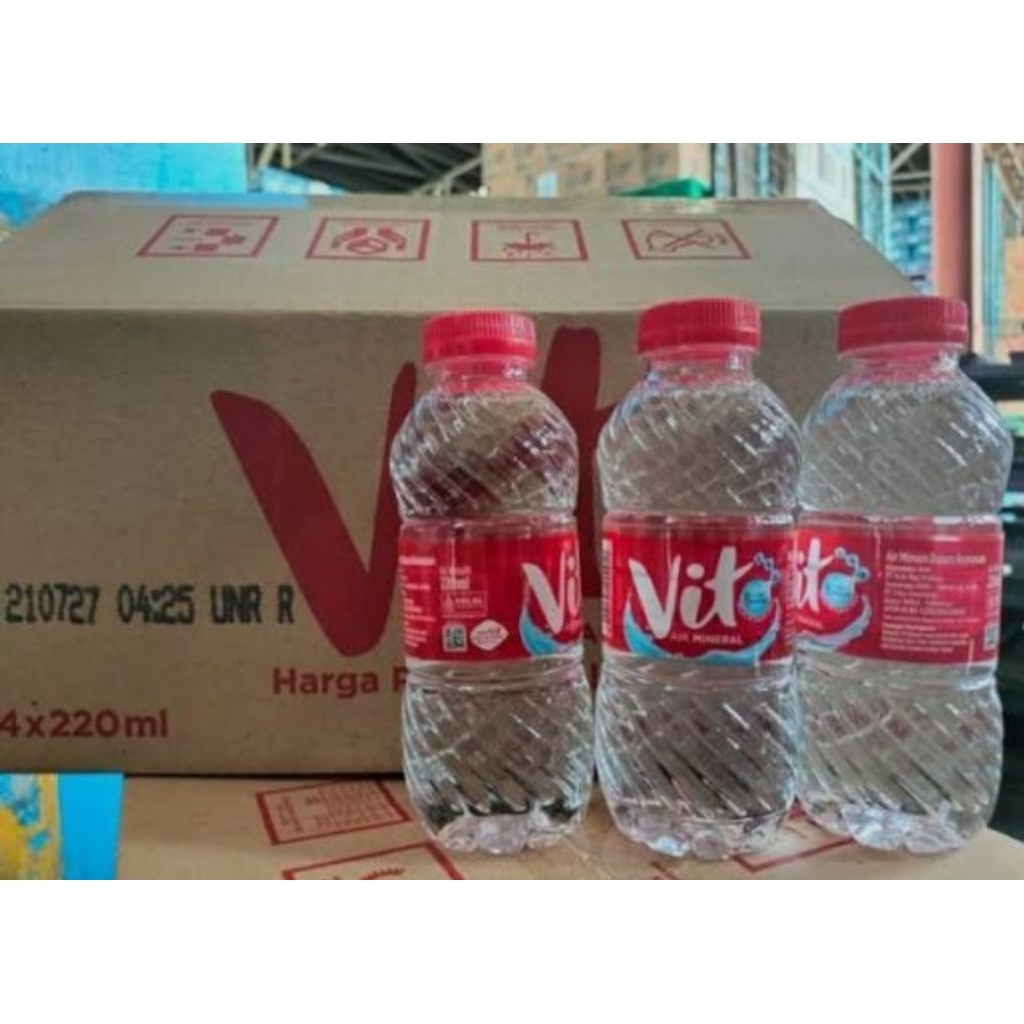 Vit 220 ml air mineral dus isi 24 botol