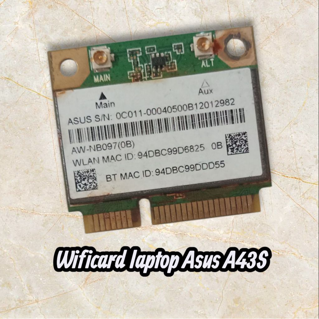 wificard laptop Asus A43S