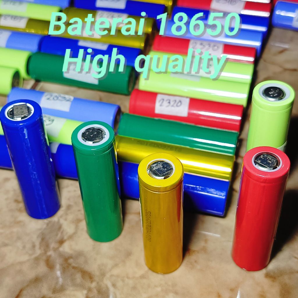 Baterai 18650 Berkualitas 2000mah - 2600mah