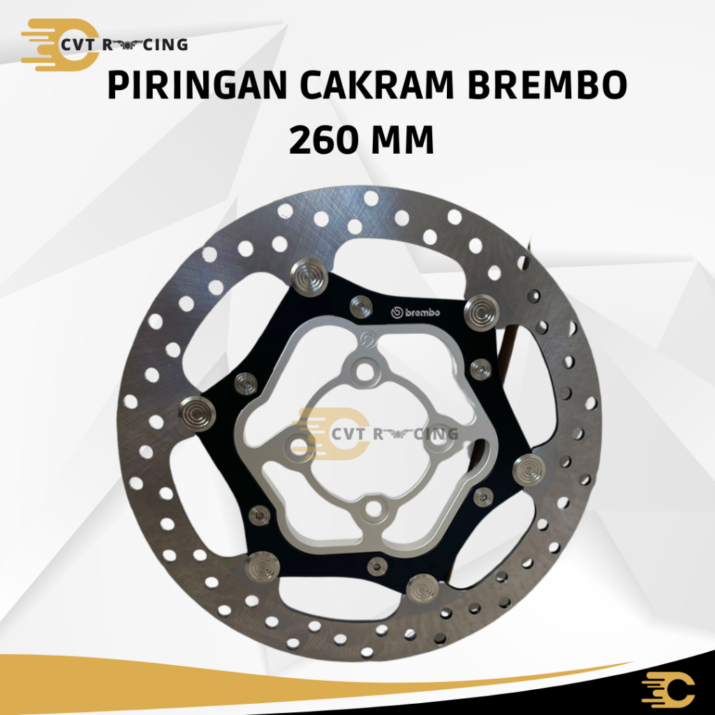 Disc Piringan Cakram Brembo 260mm DISC BREMBO 100% ORIGINAL VIETNAM FLOATING 260 mm