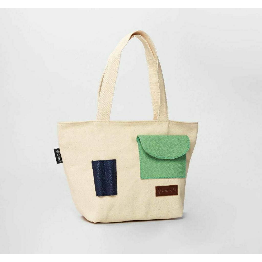 tote bag pamole kanvas motif