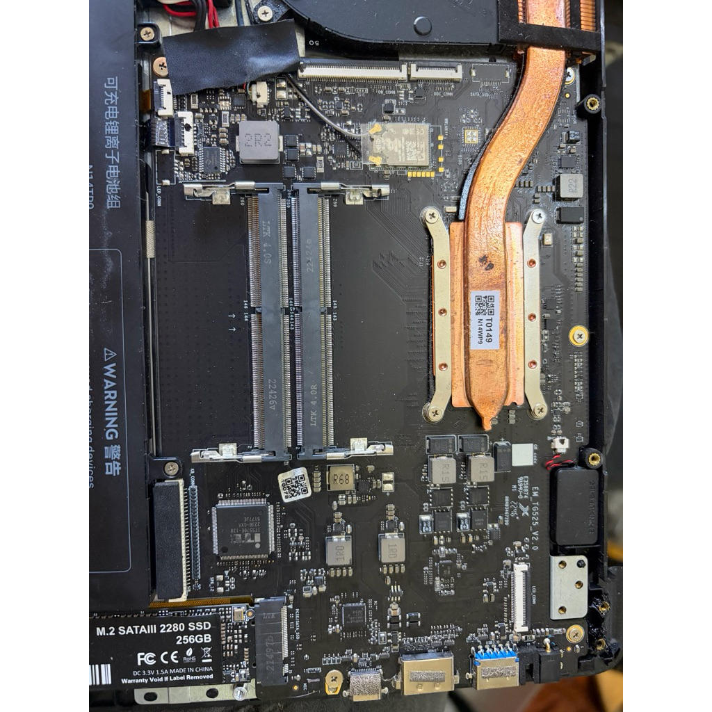 Mainboard laptop Libera X10 i5 gen12 second
