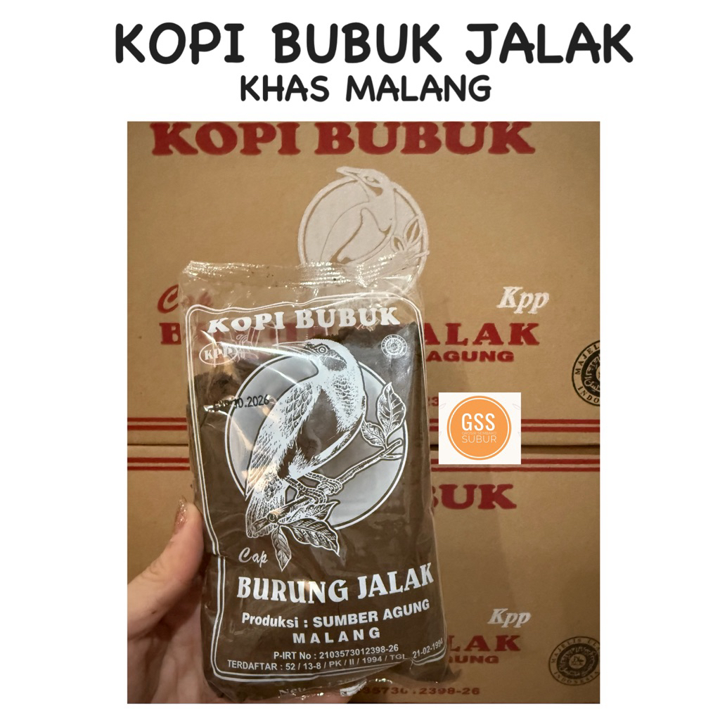 KOPI BUBUK JALAK / KOPI JALAK / KOPI BUBUK KHAS MALANG
