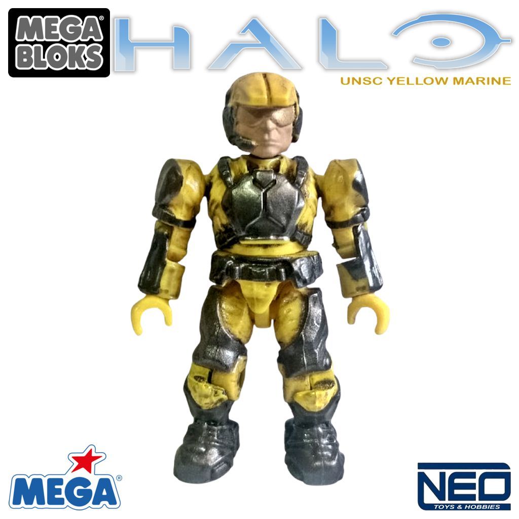 MEGA BLOKS HALO "UNSC Marine" Yellow