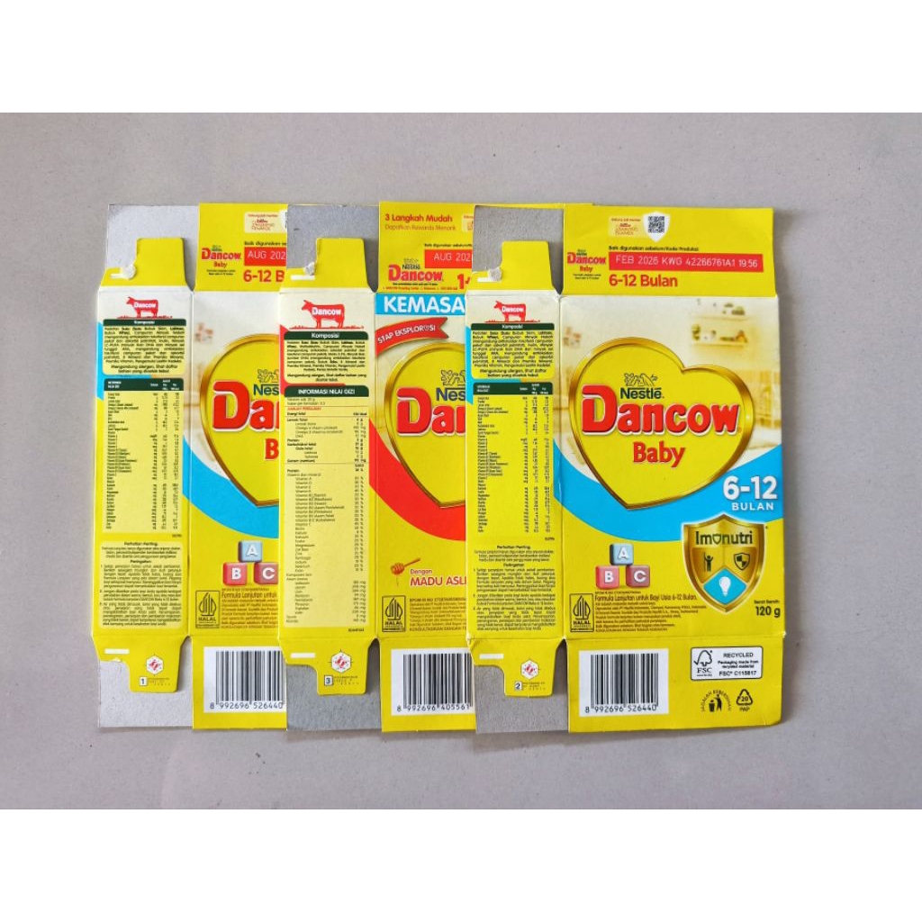 Kardus Susu Bekas Dancow