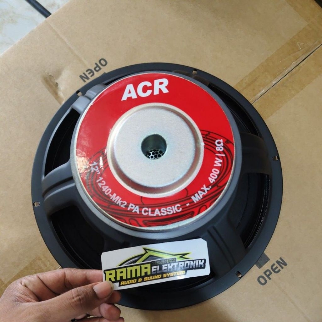 SPIKER ACR 12 - 1240 MK2 PA CLASIC 400 WATT SPEAKER ACR 1240 FULLRING  PA 1240 BLACK new