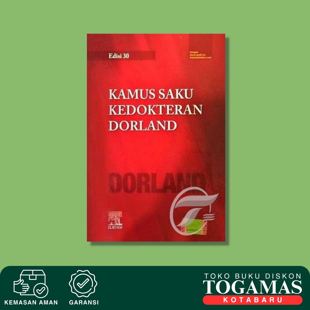 Kamus Saku Kedokteran Dorland Ed. 30 [Hc] - Dorland - Elsevier