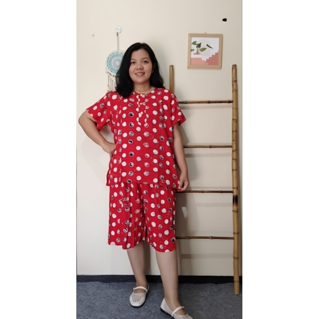 SMT marisa Setelan kulot jumbo