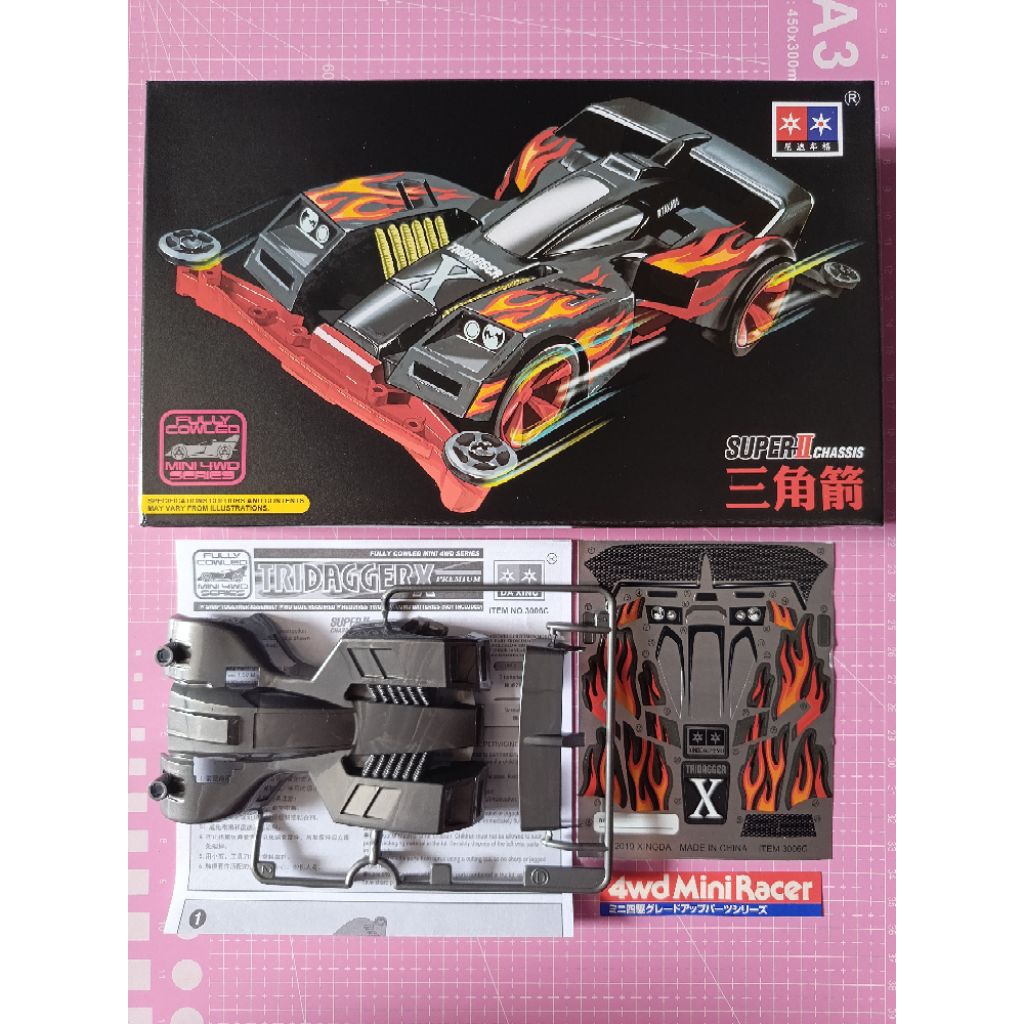 Body Tamiya TRIDAGGER X Dapat Box nya Part Copotan Kit DAXING