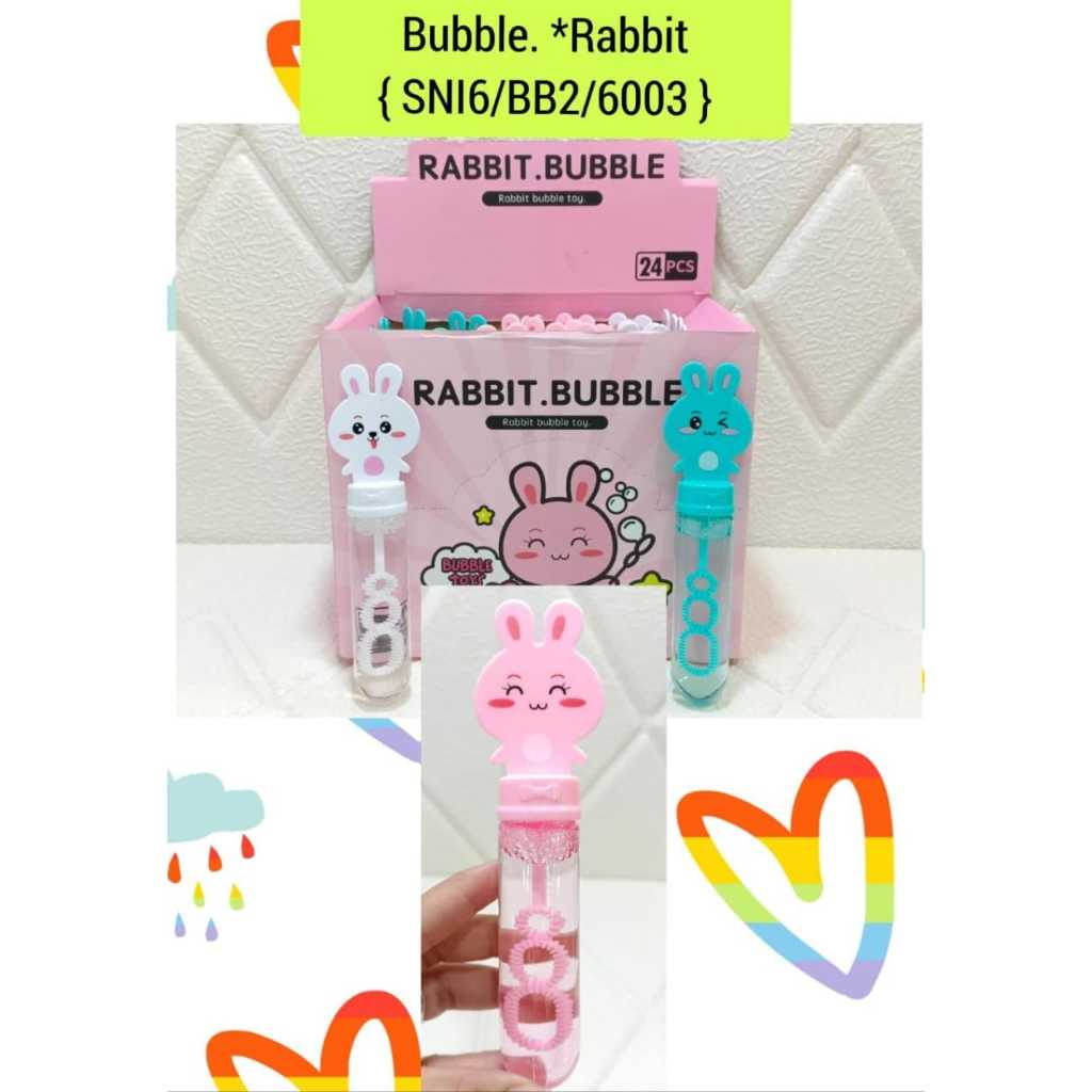 Promo Grosir Balon Tiup Air Sabun Rabbit Isi 24