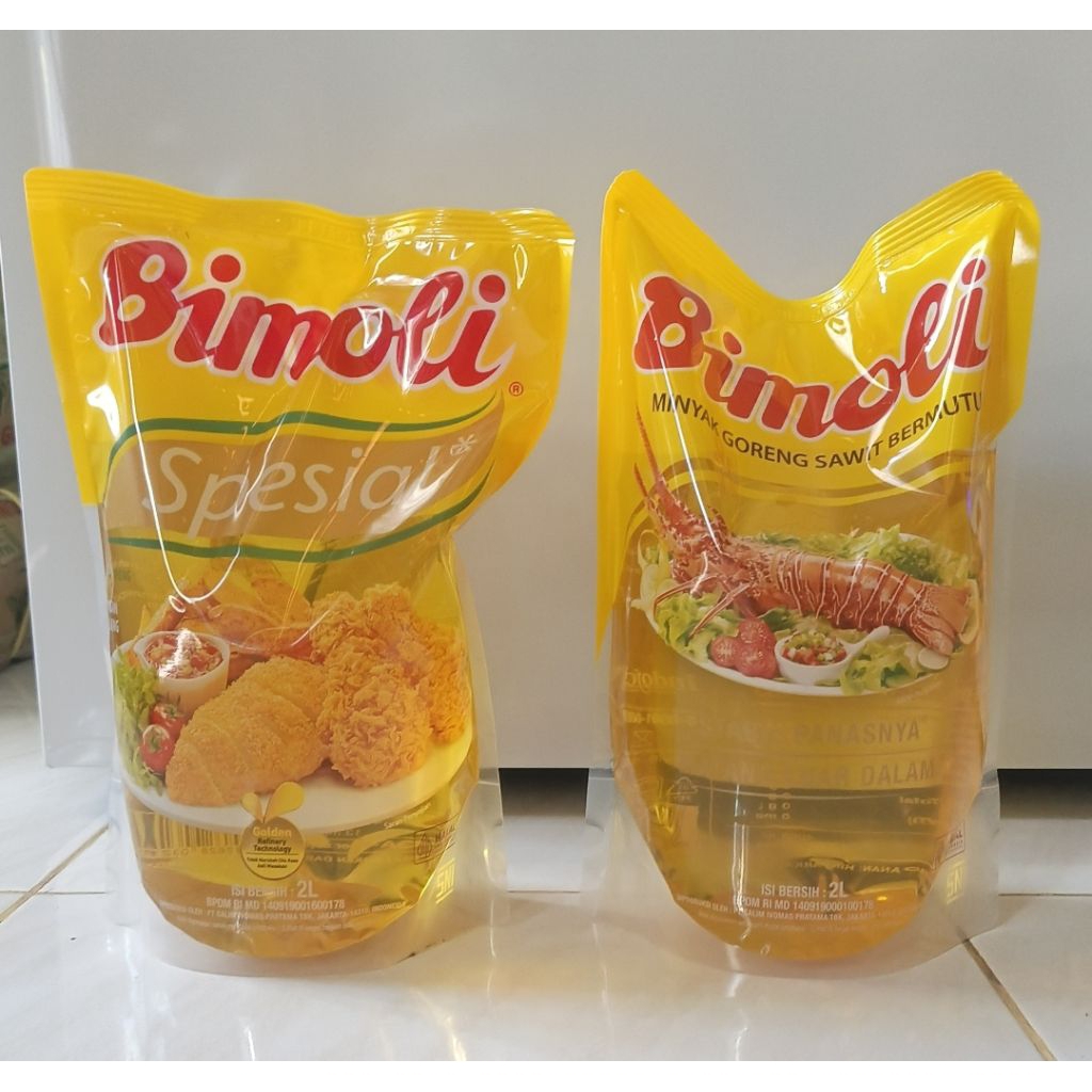 Minyak Sayur Bimoli dan Bimoli Spesial 2 liter