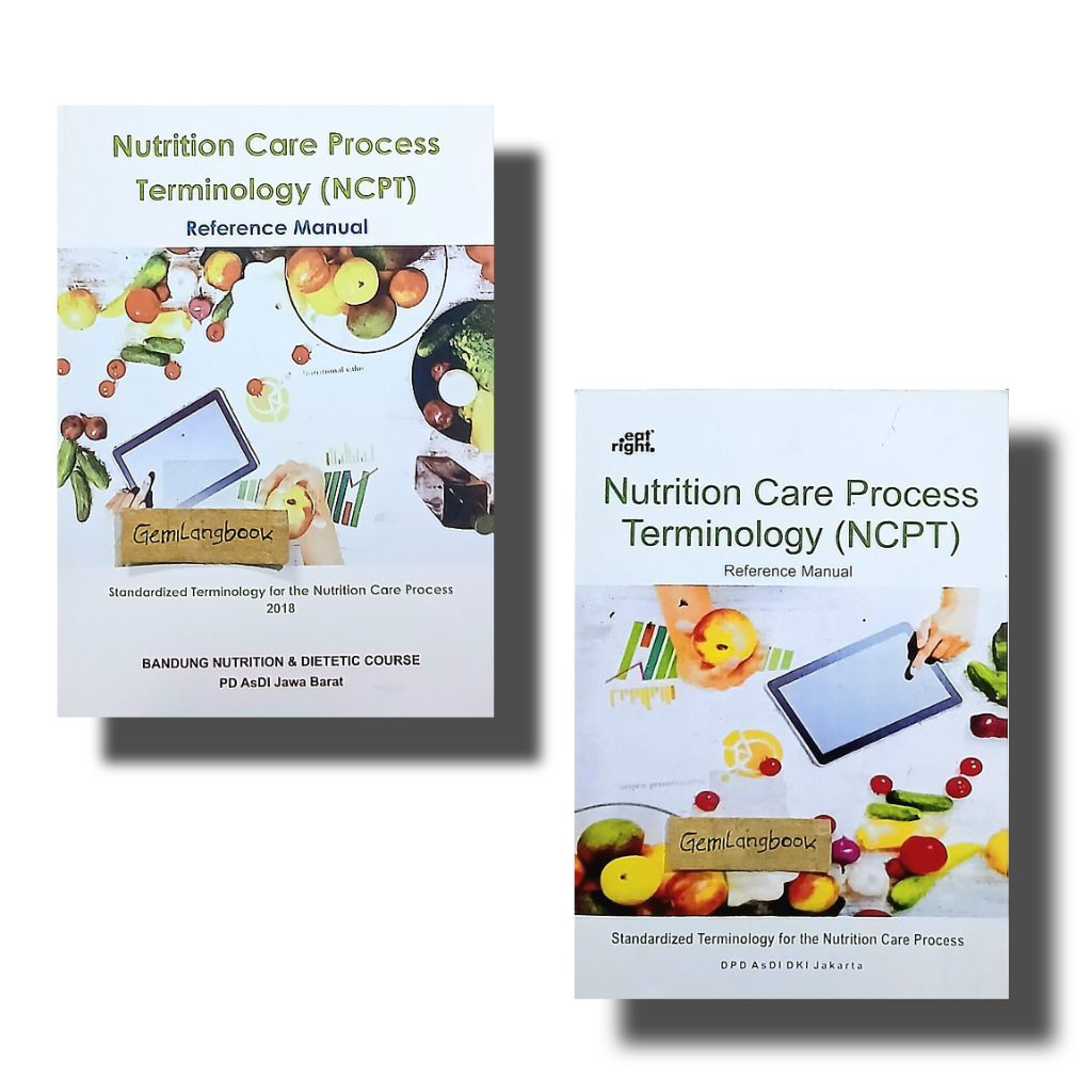 Buku Gizi Nutrition Care Process Terminology ( NCPT ) B.Indonesia dan B. Inggris Terbaru