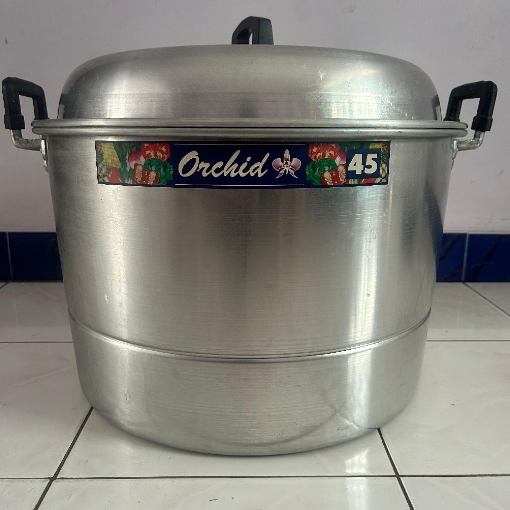 Dandang Orchid 45 cm Panci Orchid 45 cm Dandang Jumbo Panci Jumbo Langseng Penanan Nasi Kukusan Panc
