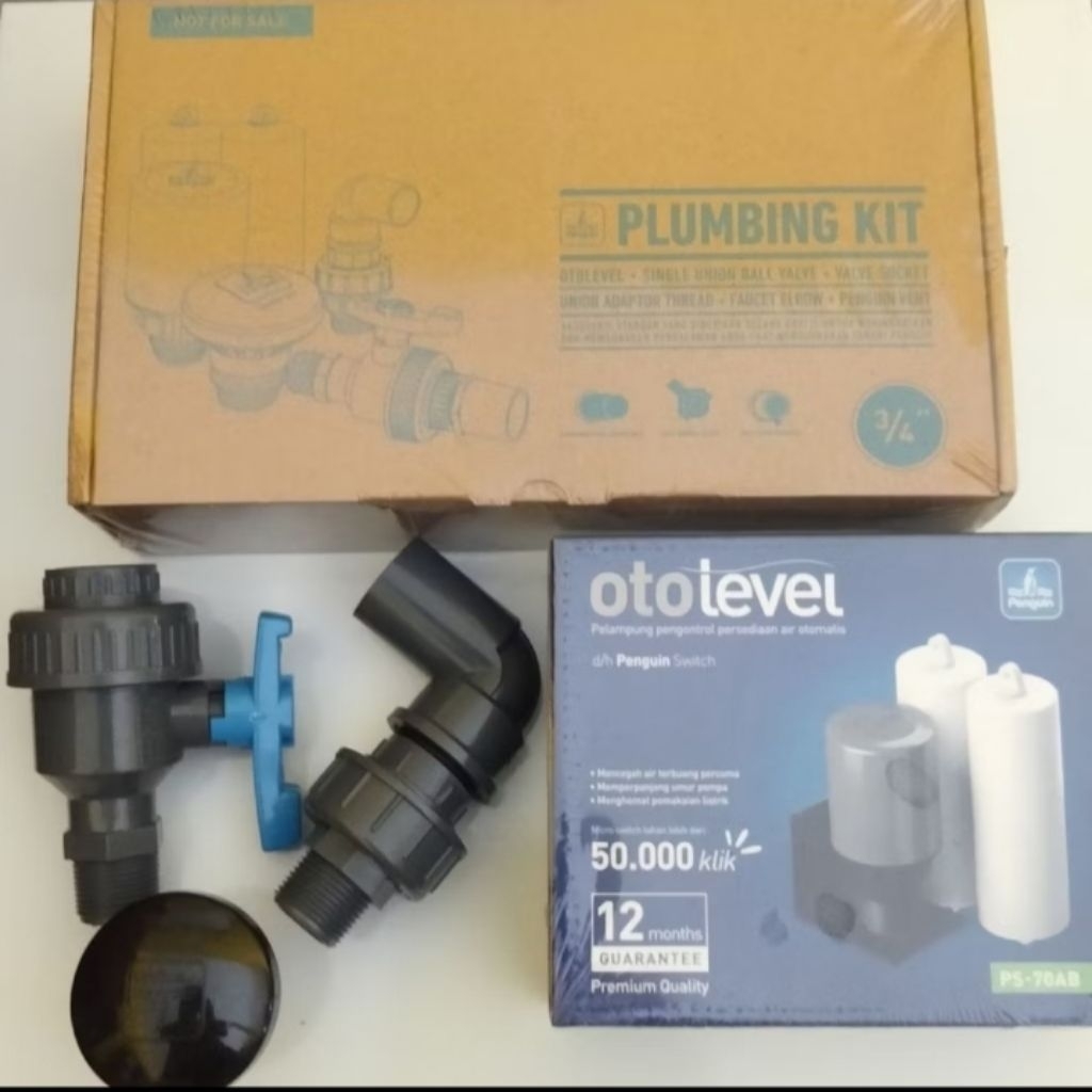 Pelampung toren Otolevel Penguin Otomatis 3/4 inch Plumbing kit