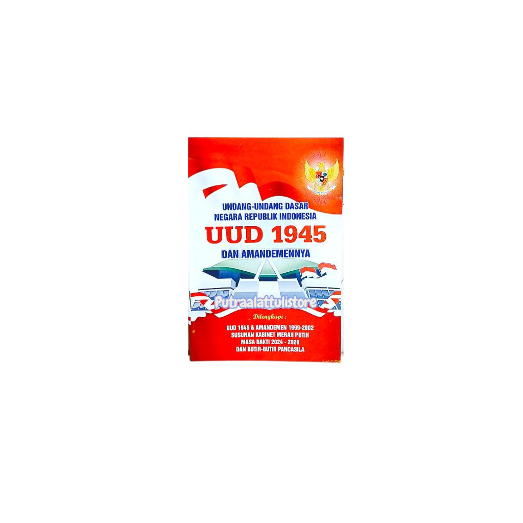 Buku UUD 1945 Susunan Kabinet Merah Putih 2024_2029  Ukuran Saku