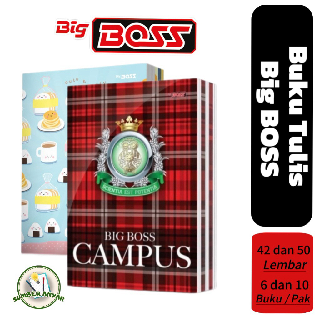 BIG BOSS Buku Campus/ Buku Big Boss per pcs