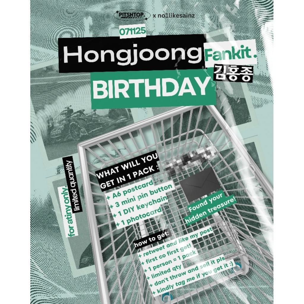 kim hongjoong ateez birthday fankit by kio