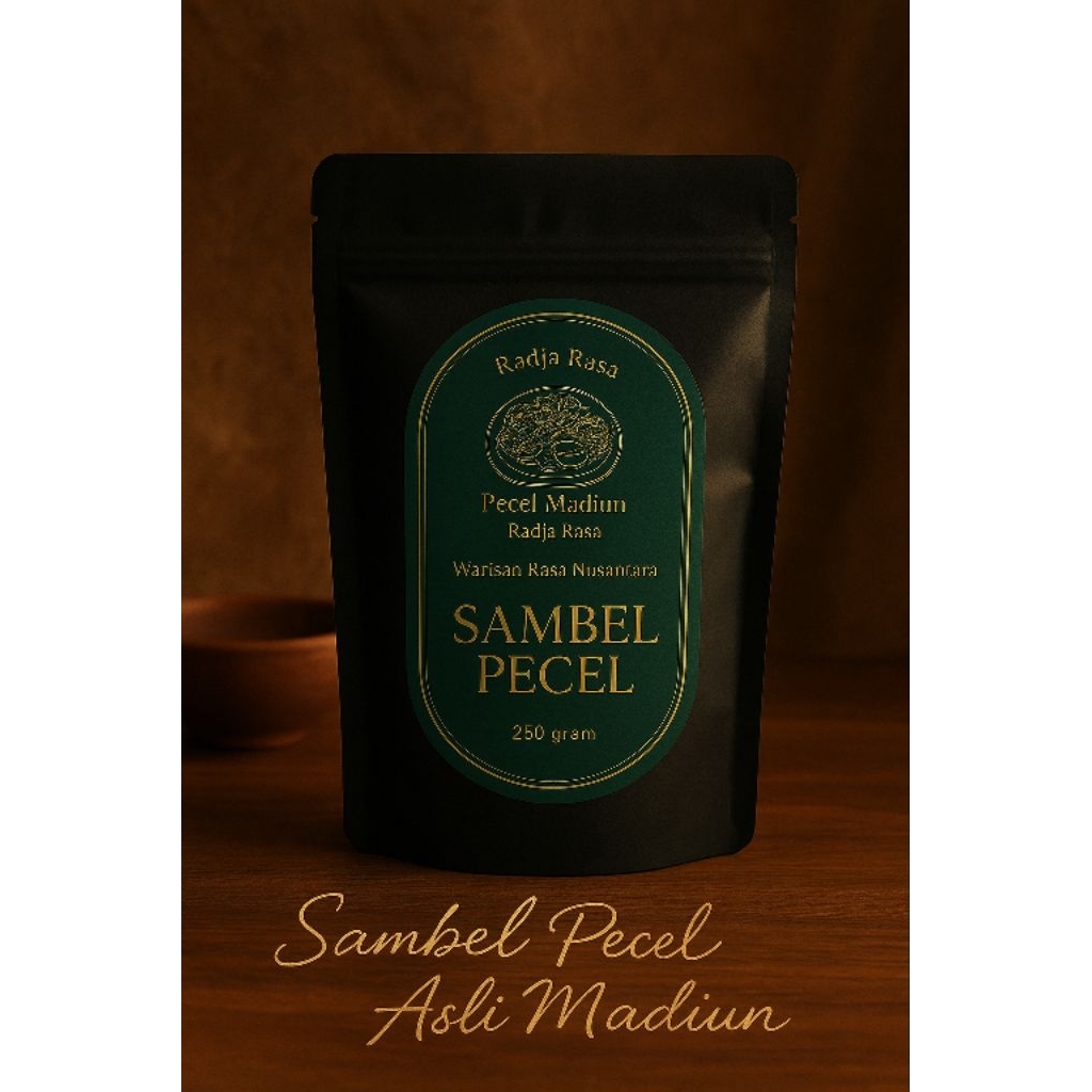 Sambel Pecel Kering Premium Khas Madiun | Bumbu Pecel Kacang Asli Gurih Pedas