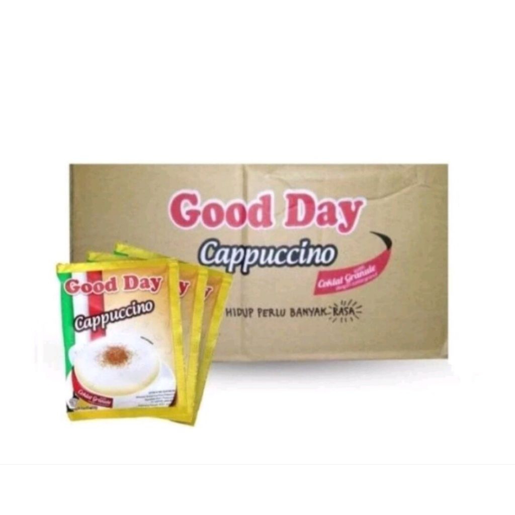 [WARUNG EMBUL.ID] GOOD DAY CAPPUCINO 1 KARTON (ISI 12)