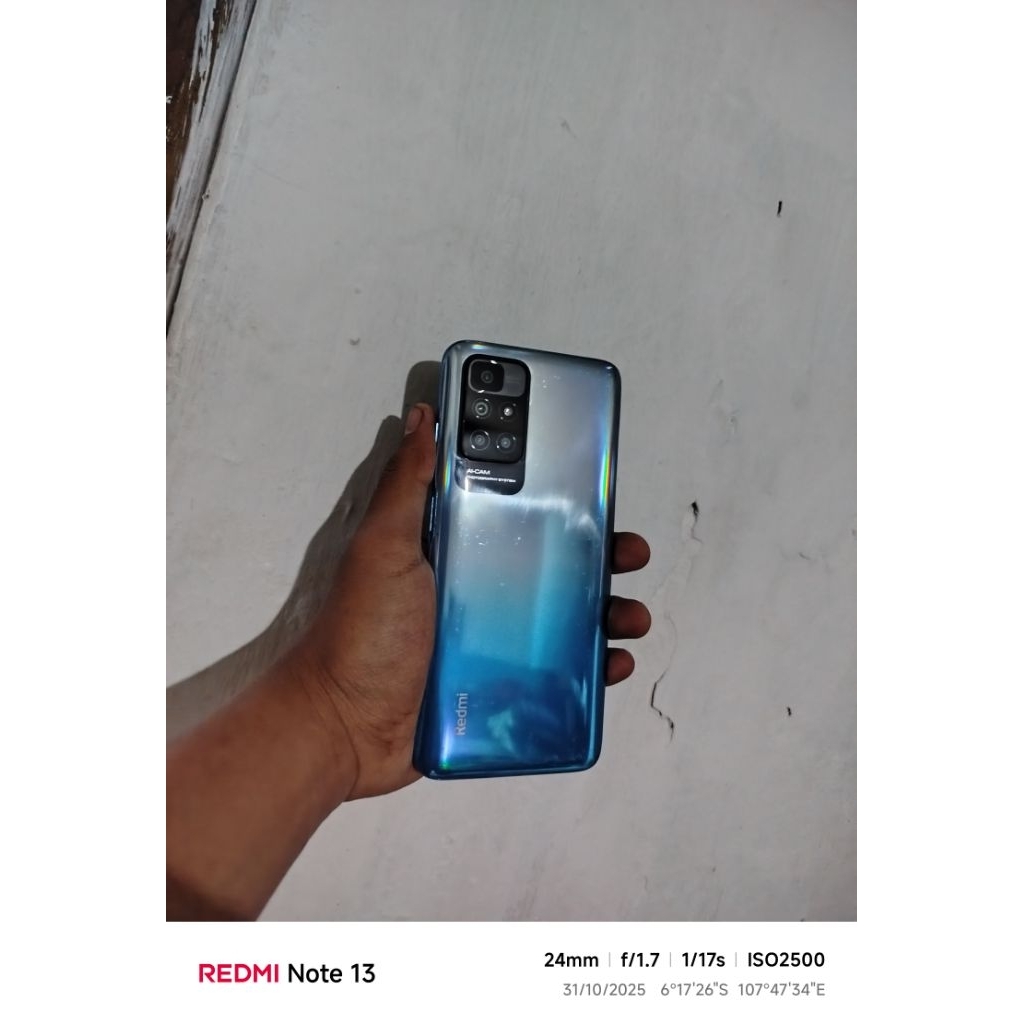 Redmi 10 nominus lecet pake orian semua ram 4+1/64 chipset Helio g88 game lancar kamera ultra wide R