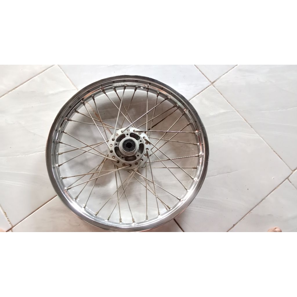 velg pelek jari jari depan honda tiger lama,megapro,gl pro original