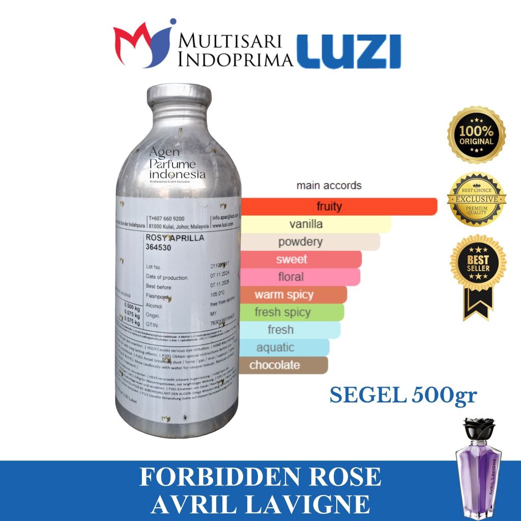 FORBIDDEN ROSE AVRIL LAVIGNE By LUZI Segel 500gr