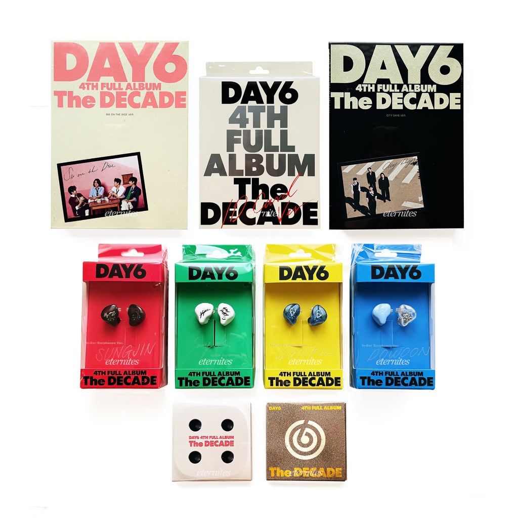 [ READY STOCK / OFFICIAL ] DAY6 - The DECADE Album SEALED ( Standard Ver. / Platform Nemo Ver. / ID 