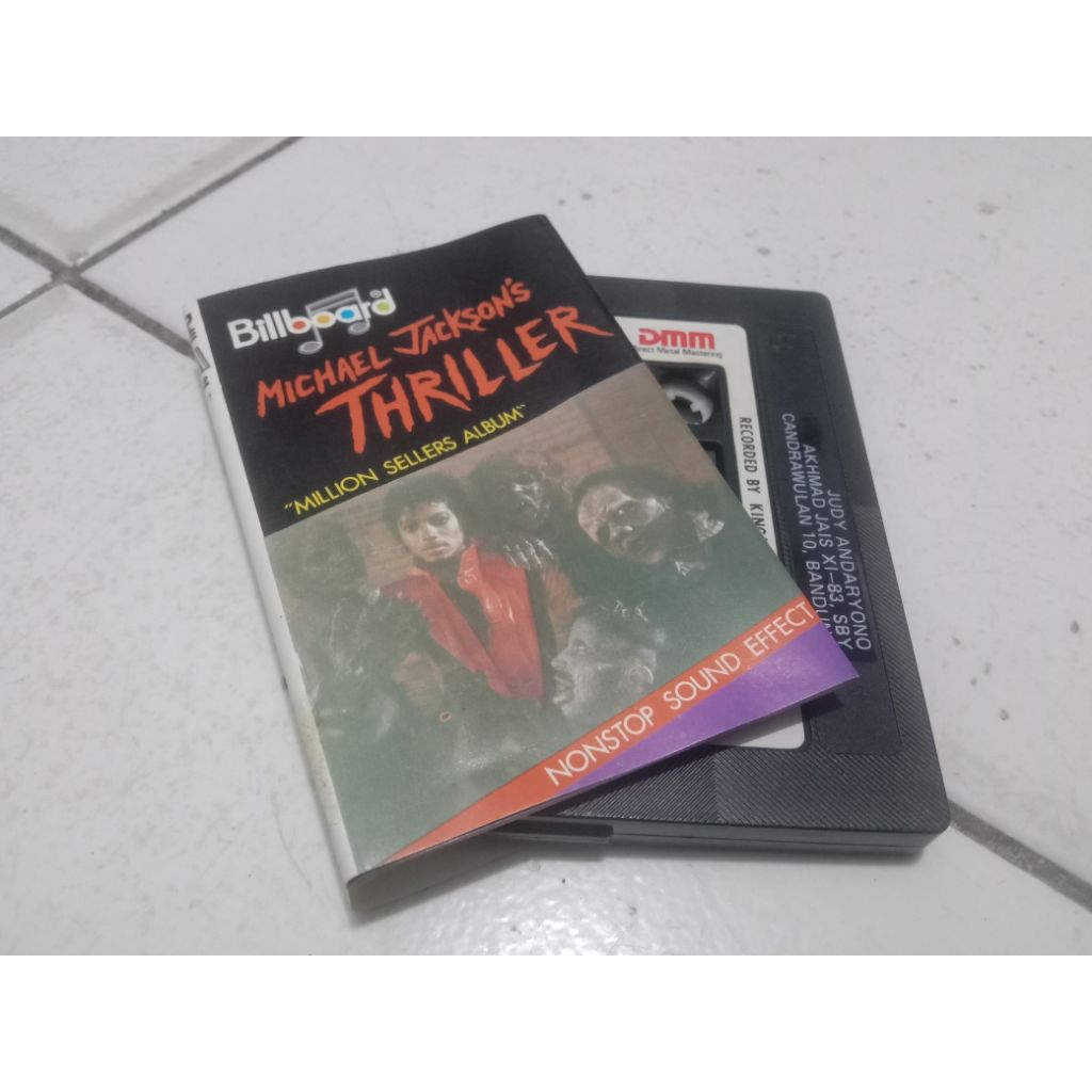 Kaset Pita Michael Jackson Thriller rekaman Billboard