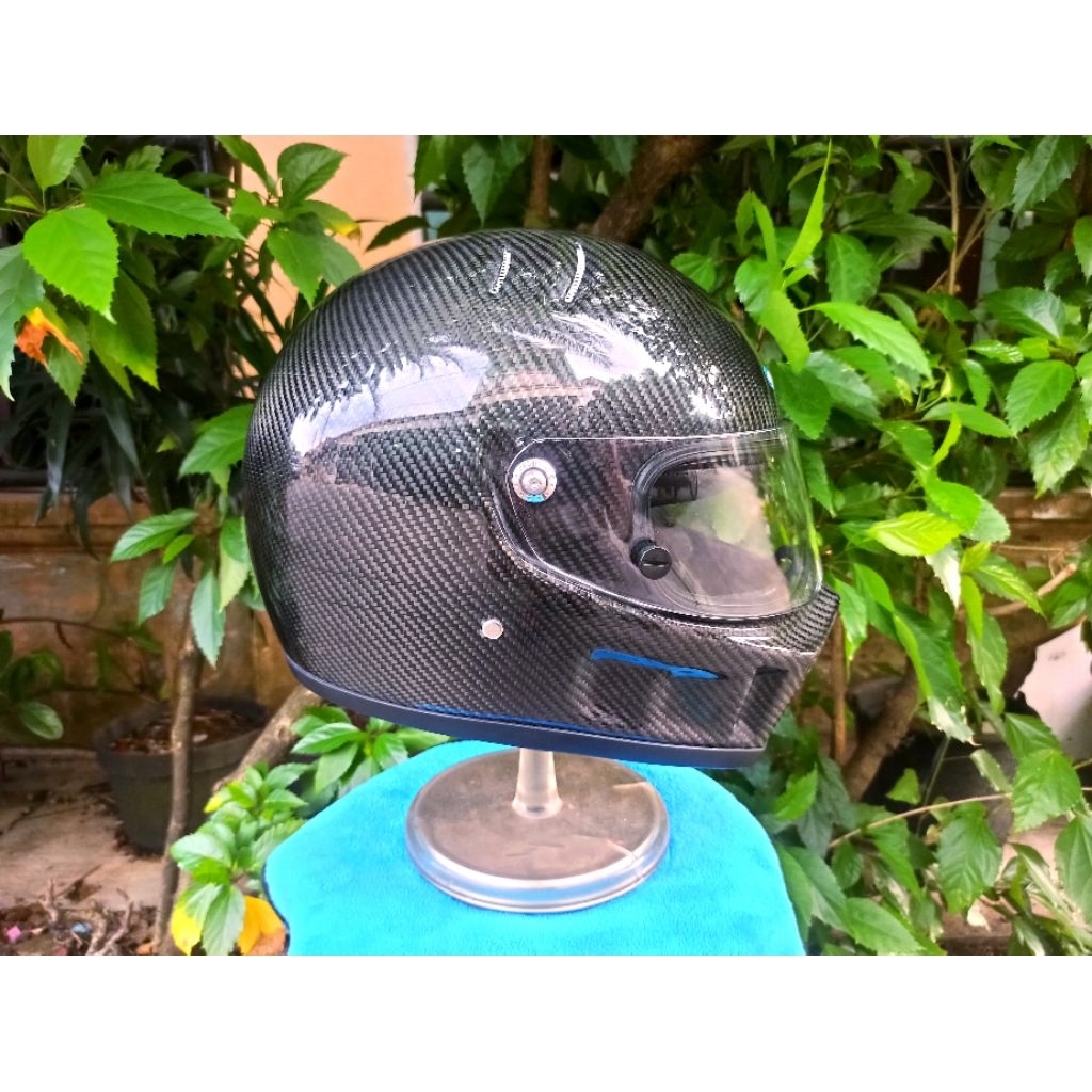 Helm Retro Classic Vespa Jericho FF1400 Carbon Glosy (M)