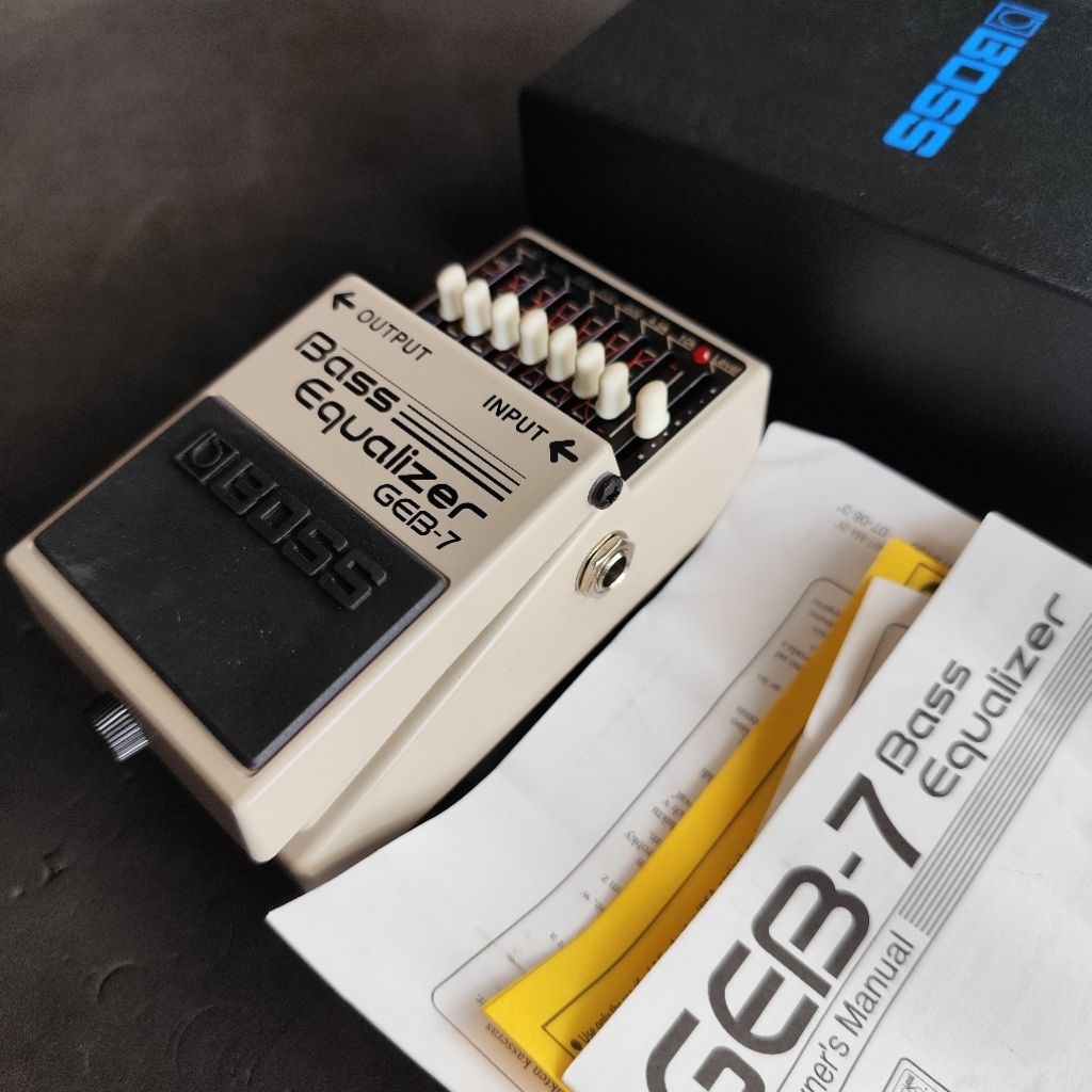 Boss GEB 7 Bass Equalizer, Efek Bass ,Not GEB 7, GE7B, Nux