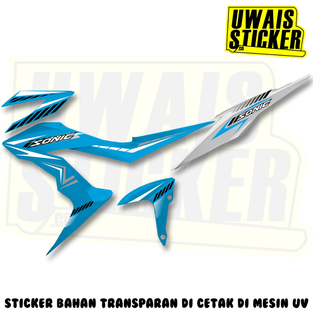 Sticker Striping Variasi Sonic 150r Bahan Transparan Variasi Terbaru Simple Style Elegant Striping V