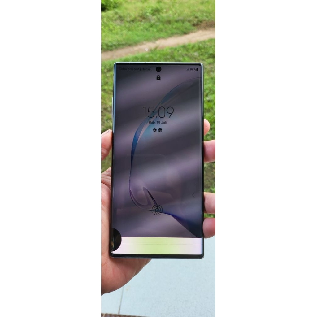 LCD test Samsung Galaxy Note 10plus sein minus