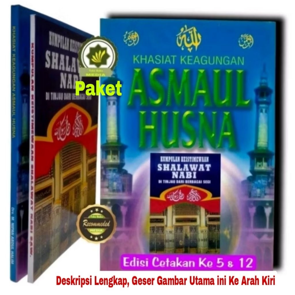 Buku Paket Pusaka RAHASIA ASMAUL HUSNA Khasiat Keagungan ASMA'UL HUSNA + Bonus Kumpulan Keistimewaan