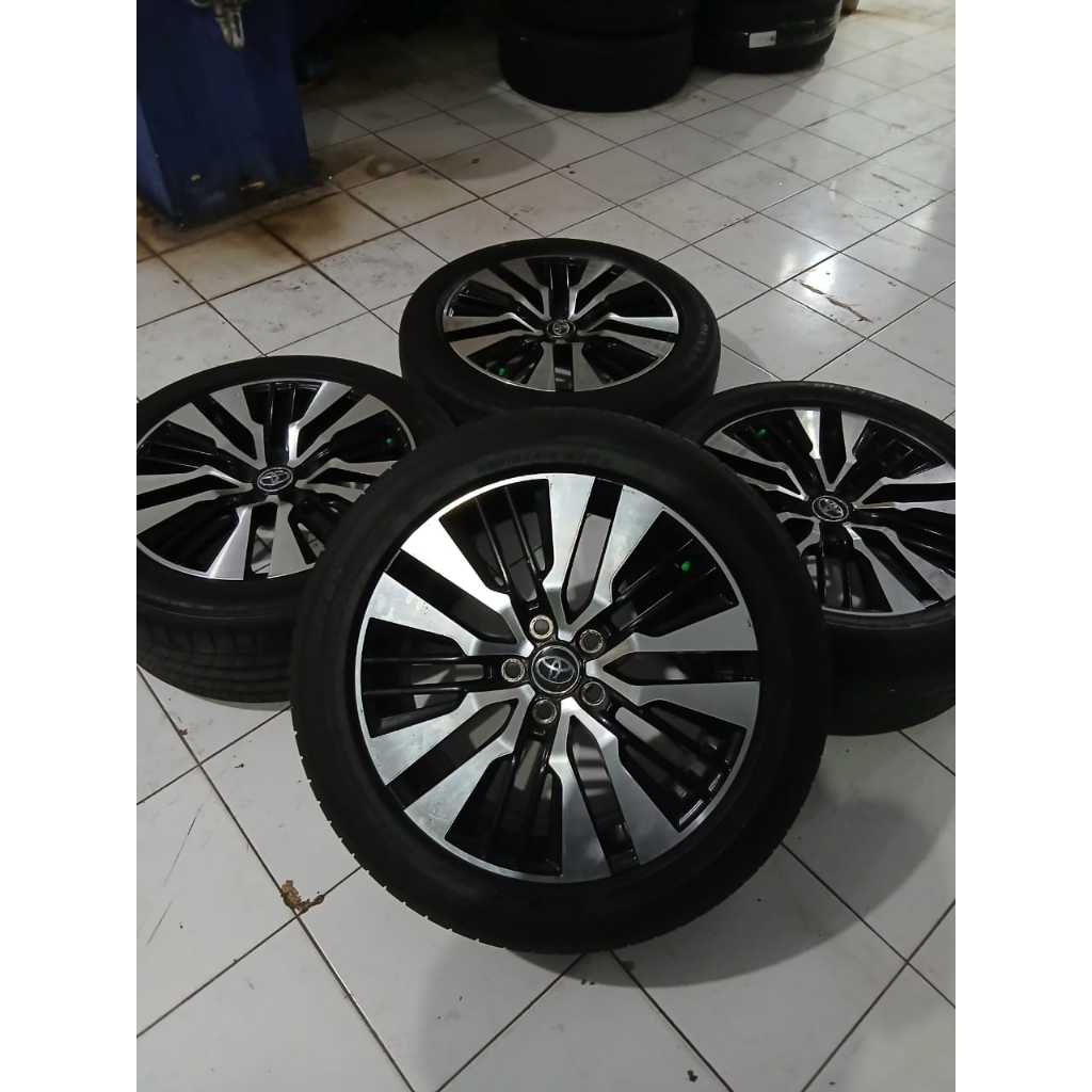 VELG MOBIL SECOND REPLIKA VELLFIRE RING 18 LEBAR 8 | PELEK MOBIL ALPHARD/INNOVA/VELLFIRE/RUSH DLL