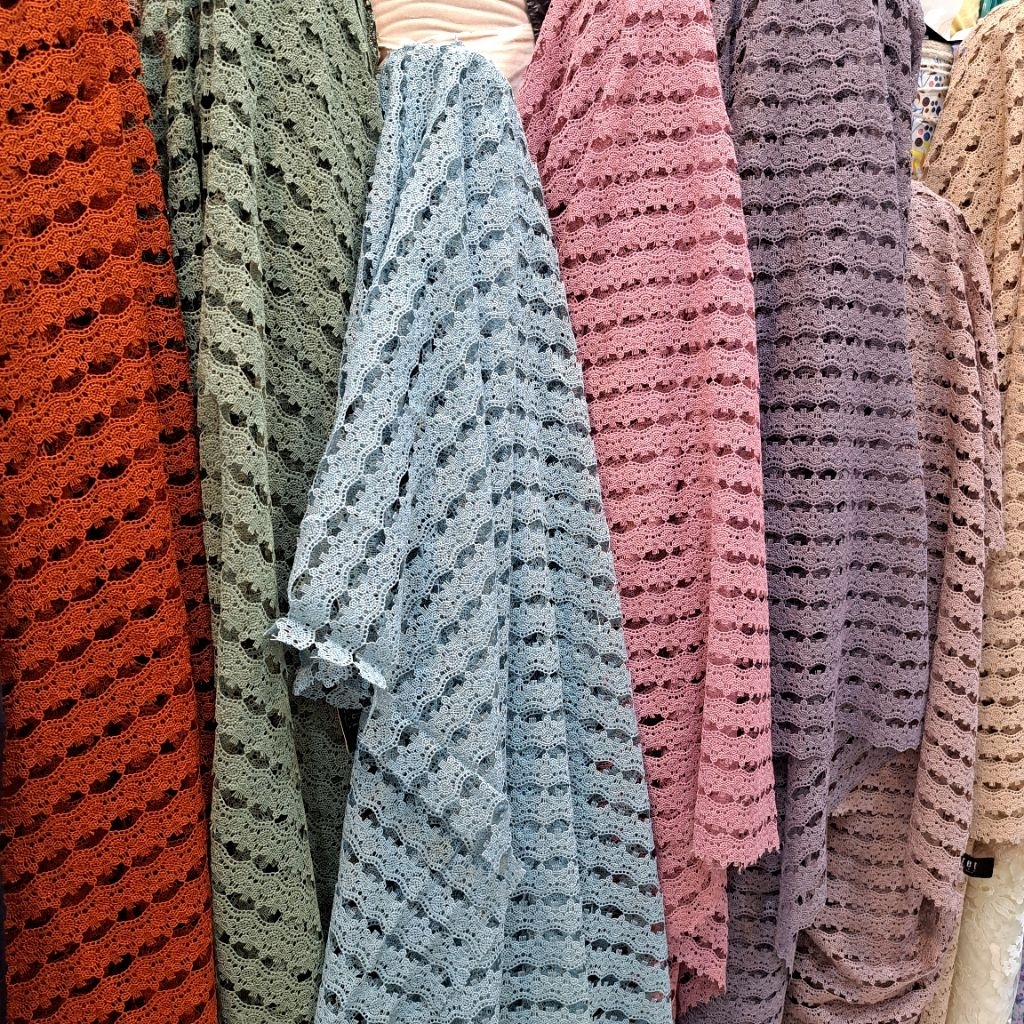 kain prada chemical motif salur - kain prada premium - kain prada Original