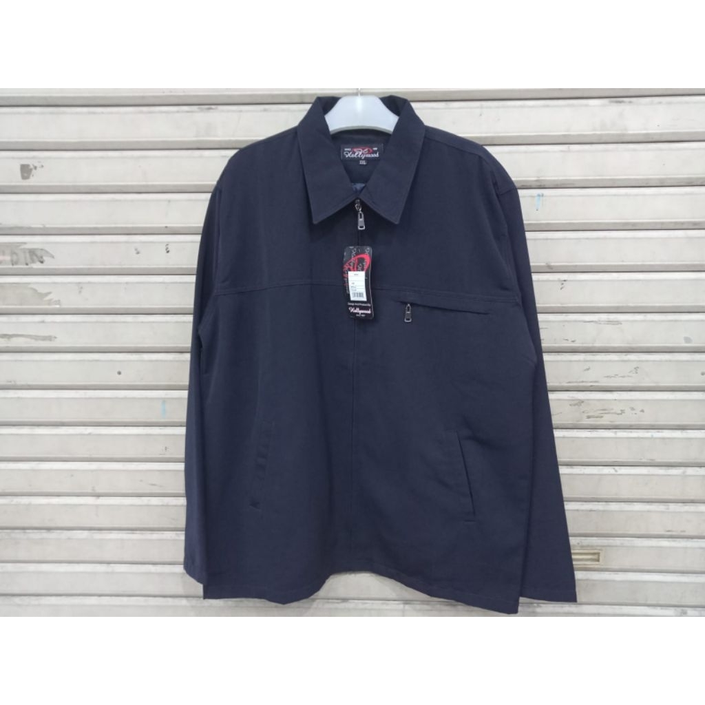 Jas Jaket Polos Pria/Jasket Kantor Hitam Polos/Jasket Santri/Jasket Guru