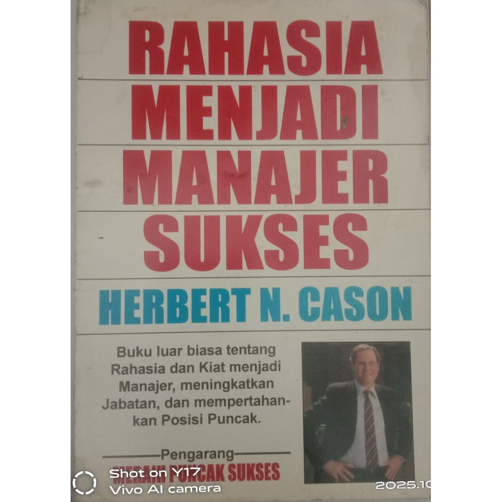 BUKU RAHASIA MENJADI MANAJER SUKSES BEKAS ORIGINAL