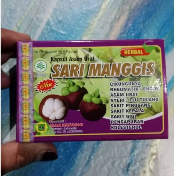 sari manggis (Asam Urat)