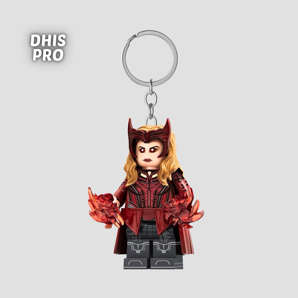 Dhis Project Gantungan Kunci Figure Scarlet Witch Wanda Maximoff Marvel