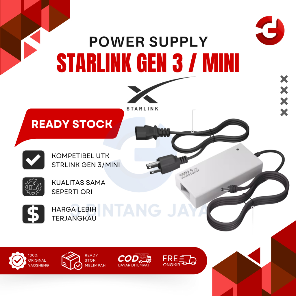 ADAPTOR / PSU KHUSUS UNTUK STARLINK GEN 3/MINI